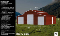 BRAND NEW: Metal Sheds & Garages, Farm Buildings, Decorative Gates, Wire, and Containers! - Delanson, NY